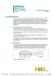 MF0ICU2101DUD datasheet pdf NXP Semiconductors