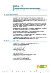 NE1617ADS datasheet pdf NXP Semiconductors