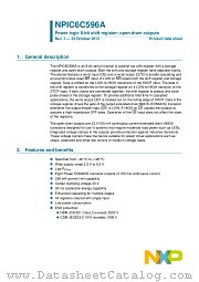 NPIC6C596ABQ datasheet pdf NXP Semiconductors