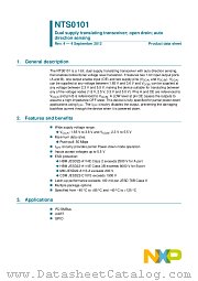 NTS0101GM datasheet pdf NXP Semiconductors