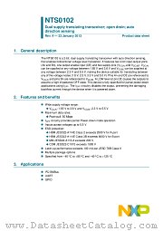 NTS0102DP datasheet pdf NXP Semiconductors