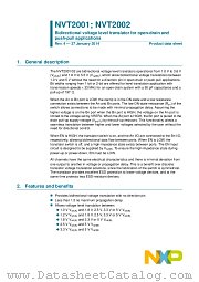 NVT2001GM datasheet pdf NXP Semiconductors