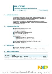 NX3DV642GU datasheet pdf NXP Semiconductors