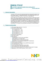 NX3L1T3157GM datasheet pdf NXP Semiconductors