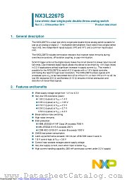 NX3L2267SGU datasheet pdf NXP Semiconductors