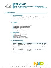 PBHV8140Z datasheet pdf NXP Semiconductors
