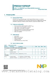 PBSS4112PANP datasheet pdf NXP Semiconductors