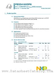 PBSS4160DPN datasheet pdf NXP Semiconductors
