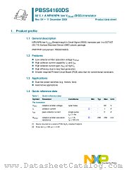 PBSS4160DS datasheet pdf NXP Semiconductors
