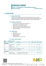 PBSS5112PAP datasheet pdf NXP Semiconductors