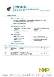 PBSS5230T datasheet pdf NXP Semiconductors