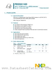 PBSS9110D datasheet pdf NXP Semiconductors