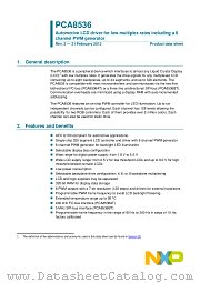 PCA8536BT datasheet pdf NXP Semiconductors