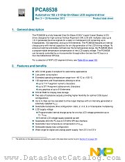 PCA8538UG datasheet pdf NXP Semiconductors