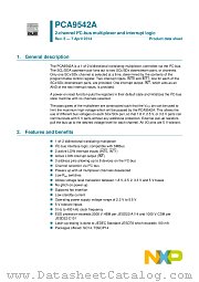 PCA9542APW datasheet pdf NXP Semiconductors