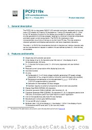 PCF2119IU datasheet pdf NXP Semiconductors