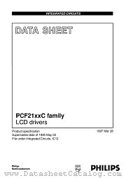 PCF2100CT datasheet pdf NXP Semiconductors