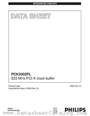PCK2002PLPW datasheet pdf NXP Semiconductors