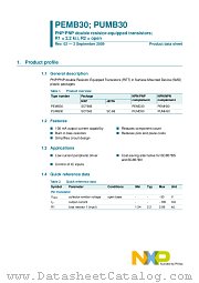 PUMB30 datasheet pdf NXP Semiconductors