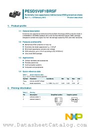 PESD5V0F1BRSF datasheet pdf NXP Semiconductors