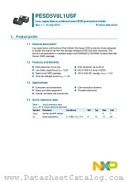 PESD5V0L1USF datasheet pdf NXP Semiconductors