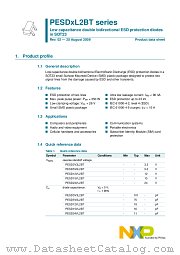 PESD3V3L2BT datasheet pdf NXP Semiconductors