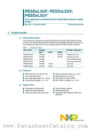 PESD3V3L5UY datasheet pdf NXP Semiconductors