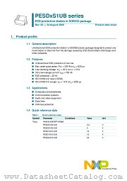 PESD12VS1UB datasheet pdf NXP Semiconductors