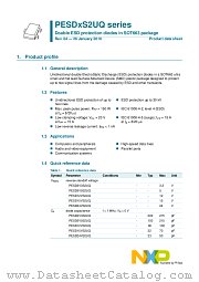 PESD24VS2UQ datasheet pdf NXP Semiconductors