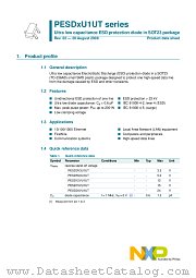 PESD15VU1UT datasheet pdf NXP Semiconductors