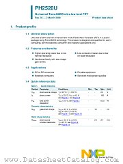 PH2520U datasheet pdf NXP Semiconductors