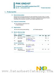 PHK12NQ10T datasheet pdf NXP Semiconductors