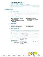 PHK13N03LT datasheet pdf NXP Semiconductors