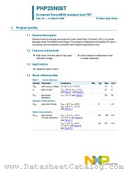 PHP29N08T datasheet pdf NXP Semiconductors