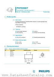 PHT6N06T datasheet pdf NXP Semiconductors