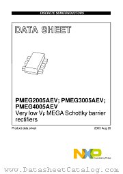 PMEG4005AEV datasheet pdf NXP Semiconductors