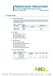PMEG2010AET datasheet pdf NXP Semiconductors