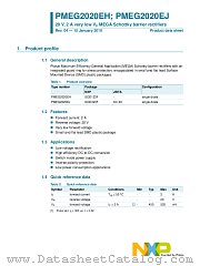 PMEG2020EJ datasheet pdf NXP Semiconductors