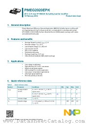 PMEG2020EPK datasheet pdf NXP Semiconductors