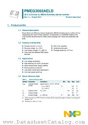PMEG3002AELD datasheet pdf NXP Semiconductors