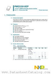 PMEG3010EP datasheet pdf NXP Semiconductors