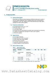 PMEG3020CPA datasheet pdf NXP Semiconductors
