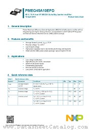 PMEG45A10EPD datasheet pdf NXP Semiconductors