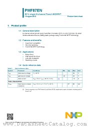 PMF87EN datasheet pdf NXP Semiconductors