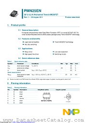 PMN25EN datasheet pdf NXP Semiconductors