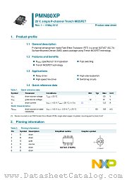 PMN80XP datasheet pdf NXP Semiconductors