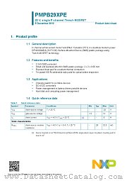 PMPB29XPE datasheet pdf NXP Semiconductors