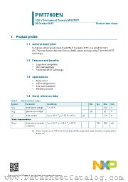 PMT760EN datasheet pdf NXP Semiconductors