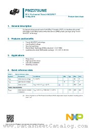 PMZ370UNE datasheet pdf NXP Semiconductors