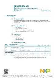 PMZB300XN datasheet pdf NXP Semiconductors
